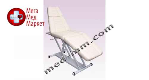 Купить Кушетка МК-2 массажно-косметологическая 3-х секционная с механическим регулятором высоты цена, характеристики, отзывы